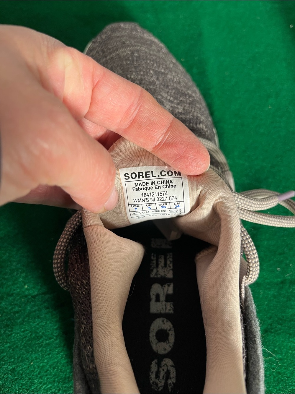 SOREL Kinetic Lace Sneaker Sz 7 - Picture 10 of 11